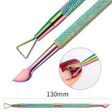 Cuticle Peeler Scraper & Pusher - Colourful