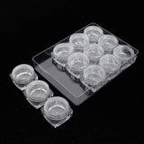 Empty Container with Base - 12pcs Set