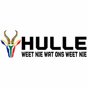 Bokke - Hulle weet nie wat ons weet nie - Face Water Decals