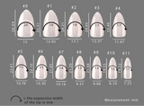 Stiletto - Medium - Full Cover - Soft Gel Nail Tips - 450pcs - Clear