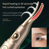 2-in-1 Electric Eyelash Curler and Eyebrow Trimmer