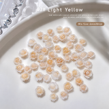 3D Gradient Roses Nail Art - 50pcs 6mm/8mm Mix