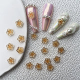 3D Ice Flower Nail Rhinestones - 20pcs Mix Colours