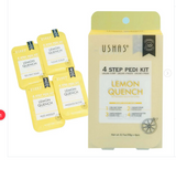4 Step Pedi Kit - Lemon Quench - 4 x 20g