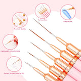 Drawing / Striping Brush - 1pcs - Pink