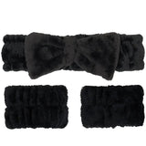 Facial Cleansing - Wrist Bands & Bow Headband - Set