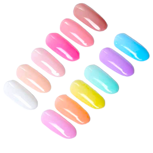 Jelly Colour - UV Gel Polish pods - 12 pcs