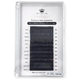 Premium False Eyelashes - Individual - 0.10 C - 14mm