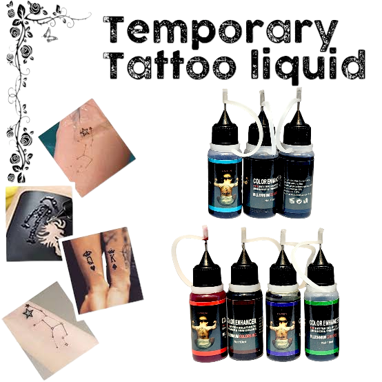 Temporary Tattoo Pigment Liquid