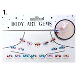 Body Gem Art Sticker - Neck