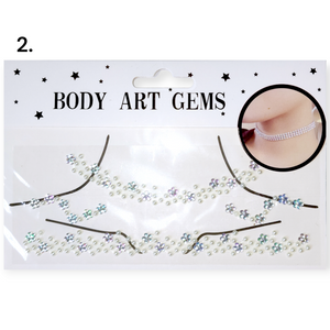 Body Gem Art Sticker - Neck