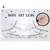 Body Gem Art Sticker - Neck