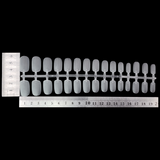 Squoval - Medium - Full Cover - Soft Gel - Clear Matt - Nail Tips - 300pcs - M074
