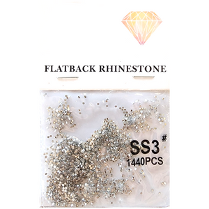 Rhinestones - Flatback - Silver