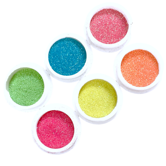 Glitter - Sugar Candy Bright - 6pcs