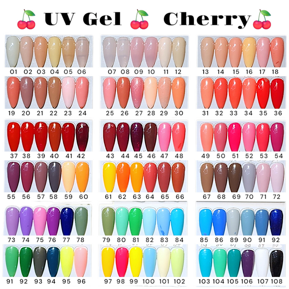 Cherry - UV Gel Polish - (#01 to #60)