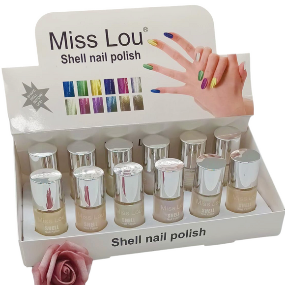 Shell Nail - Polish - 12pcs