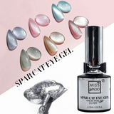 UV Gel Polish - Spar Cat Eye - Silver - 10ml