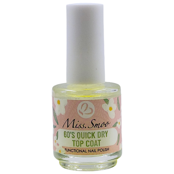 60'S Quick Dry Top Coat - NON UV / Nail Polish - 18ml