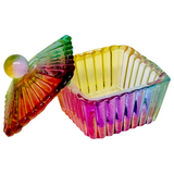 Acrylic Glass Cup with Lid / Dappen Dish - Colourful