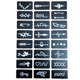 Tattoo Stencils - 12pcs