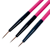 Drawing / Striping Brush Set - 3pcs