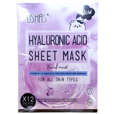 Hyaluronic Acid Sheet Mask - Facial Mask - 12pcs