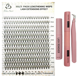 Eyelash Extension Set - 12P-D-Mix