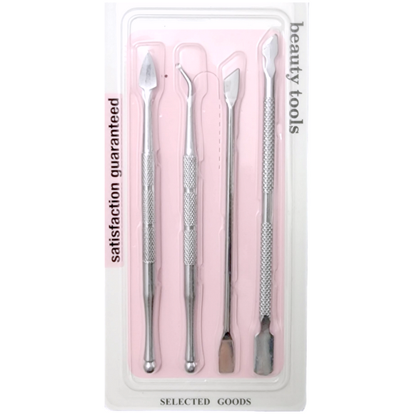 Cuticle Pusher Set - 4pcs