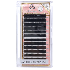 Eyelash Extension - Flat - 0.02D - Mix SGS