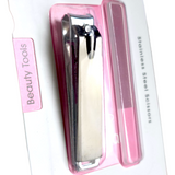 Nail Clipper & Crystal Glass Nail File - Set