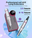 35000rpm Electric Nail File/Drill Machine - BQ109 - Rechargeable / Cordless / Portable