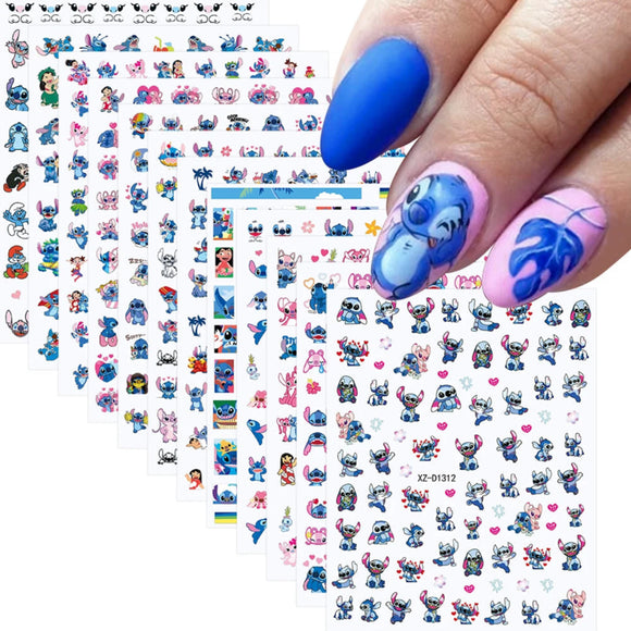 Nail Sticker - Lilo & Stitch