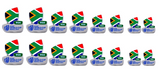 Springbok Rugby - Water Decals