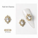 BTX Alloy Nail Rhinestones 5pcs