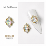 BTX Alloy Nail Rhinestones 5pcs