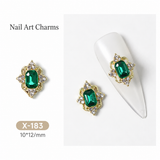 BTX Alloy Nail Rhinestones 5pcs