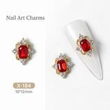 BTX Alloy Nail Rhinestones 5pcs