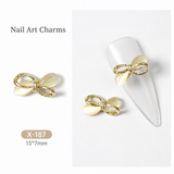 BTX Alloy Nail Rhinestones 5pcs