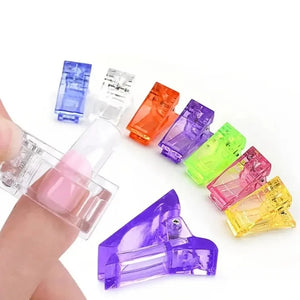 Poly Gel Nail Clip - Colourfull - 10pcs