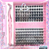 Eyelash Extension - SR054 + SR055 - 0.07-D - 9-14MIX - Set