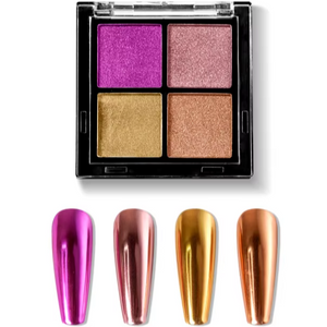 Solid Magic Mirror Chrome Powder - 4 Colours - Set #09