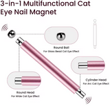 Cat Eye Magnet - 3 in 1 Double-Ended Cylindrical & Ball Magnetic Pen