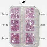 Nail Decoration - Rhinestone 6 Grit Box