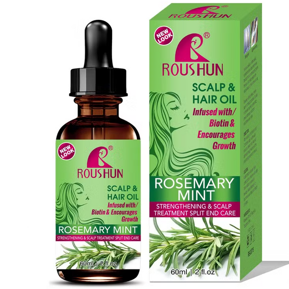Roushun - Scalp and Hair Oil - Rosemary Mint - 60ml