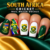 South Africa Cricket - Nails Water Decals