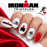 Ironman Triathlon - Water Decals for Nails