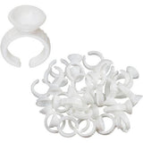 Eyelashes Extension Glue Ring - 100pcs