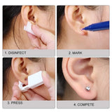 Disposable Self Ear Piercing Gun - 1 pair