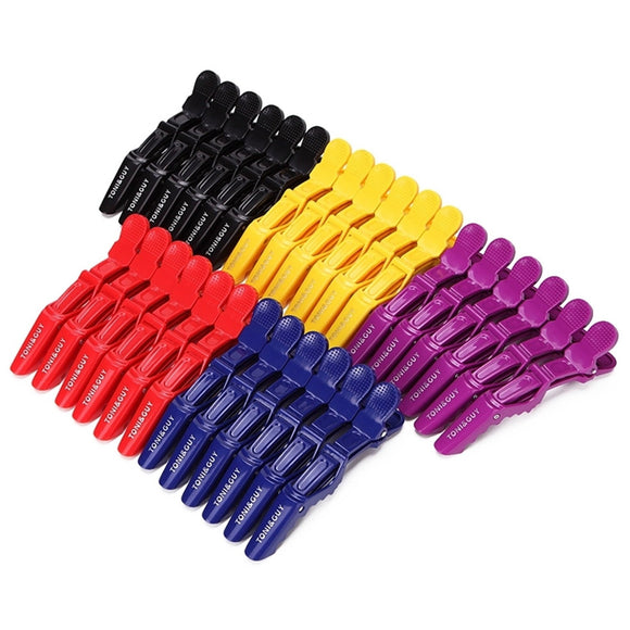 Hair Sectioning Clips - Plastic - 6pcs